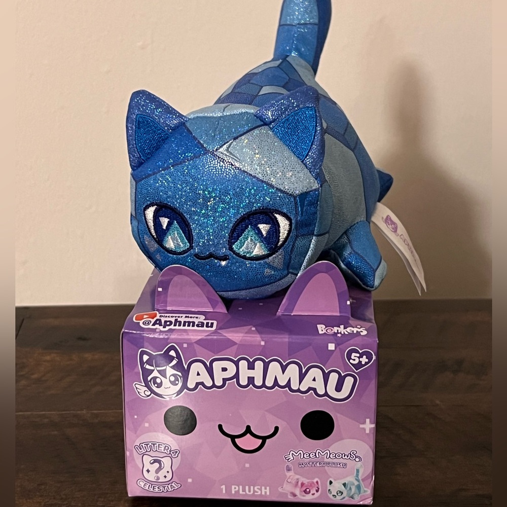 Aphmau Meemeow 6” plush series 4 Sapphire Cat NEW (2 available)